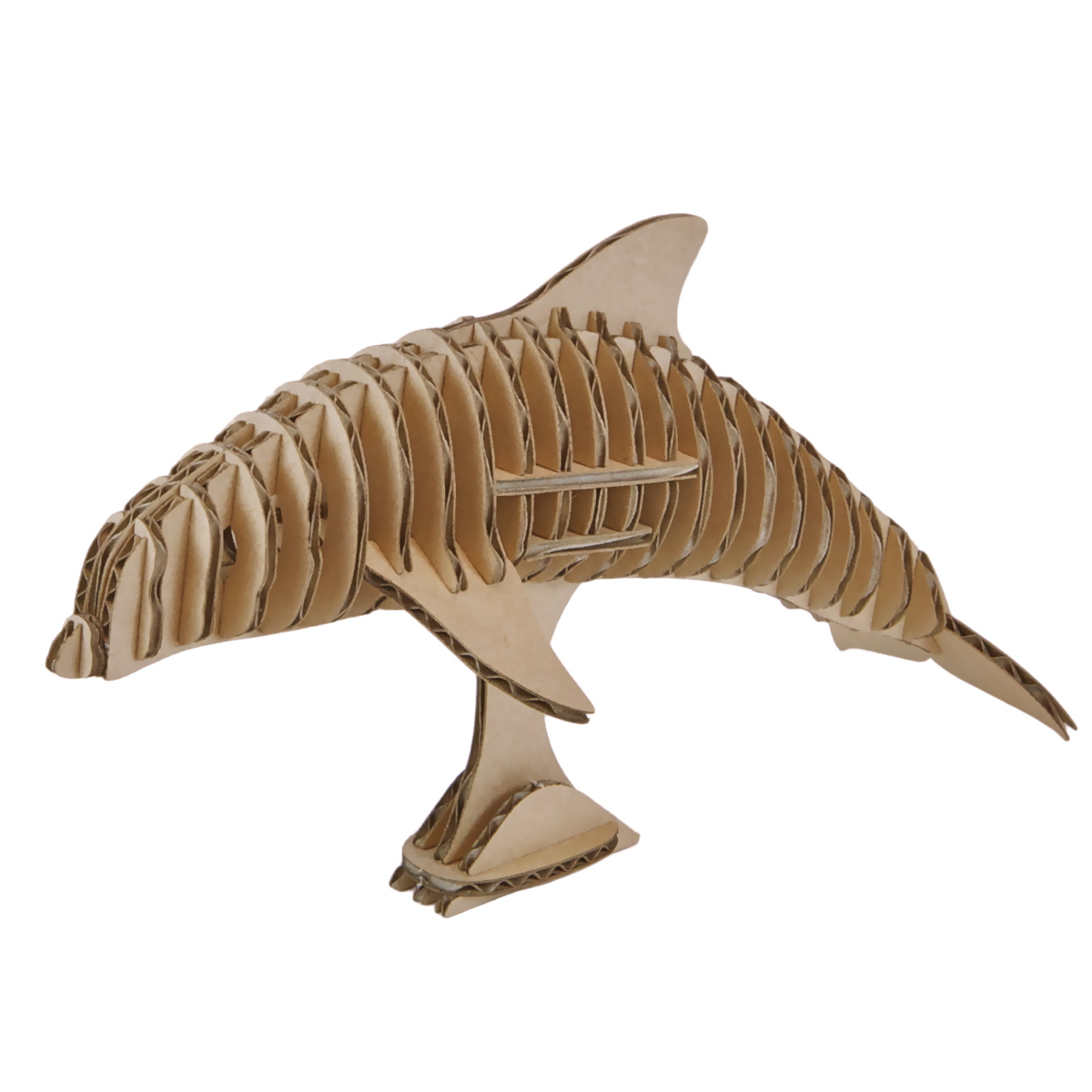 Dolphin 137_natural d-torso paper craft by Aki Co.,Ltd.